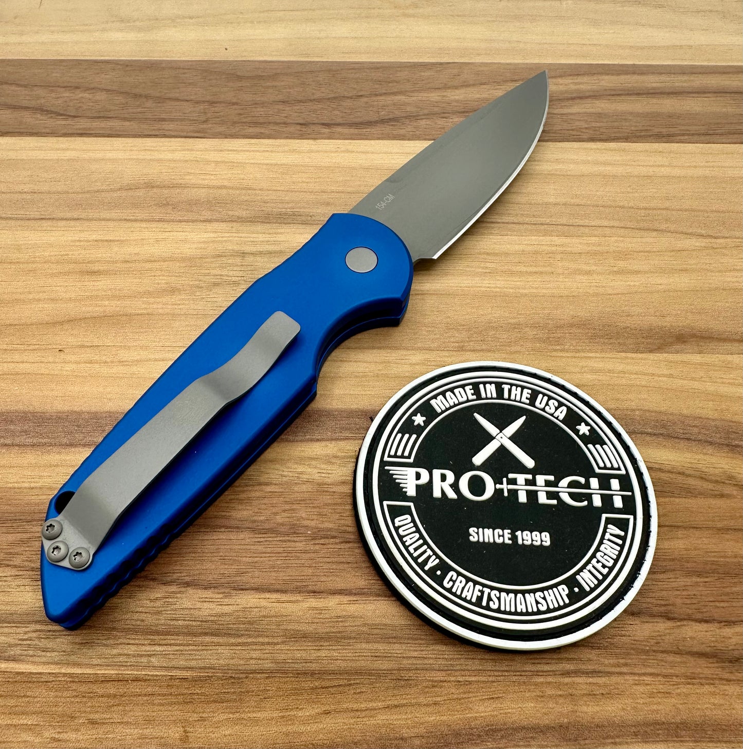 Pro-Tech TR3 Blue Grooved
