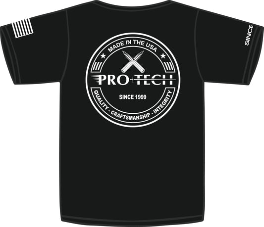 Pro-Tech Tshirt Black Round